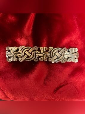 Vintage Taxco Mexico 925 Heavy Silver Bracelet Marked ATA …..WEIGHT 79g
